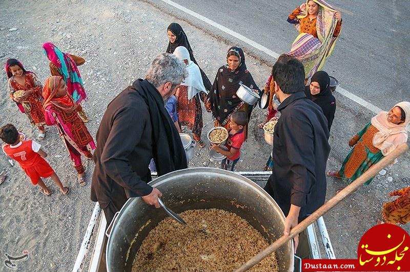 تهیه و توزیع غذای نذری در مناطق محروم جنوب استان کرمان