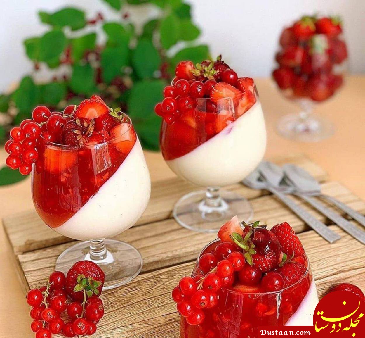 طرز تهیه دسر مارفین و توت فرنگی مجله اینترنتی دوستان